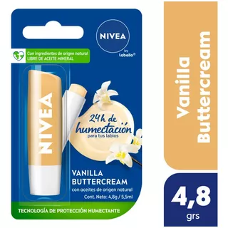 Protetor Labial Hidratante Nivea 24hs Buttercream Vanilla