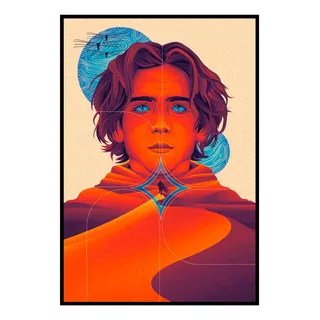 Cuadro Poster Premium 33x48cm Dune Ilustracion
