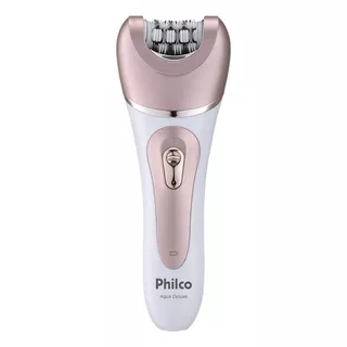 Depilador Philco Aqua Deluxe Pdp01r Cor Branco/rosa 110v/220v