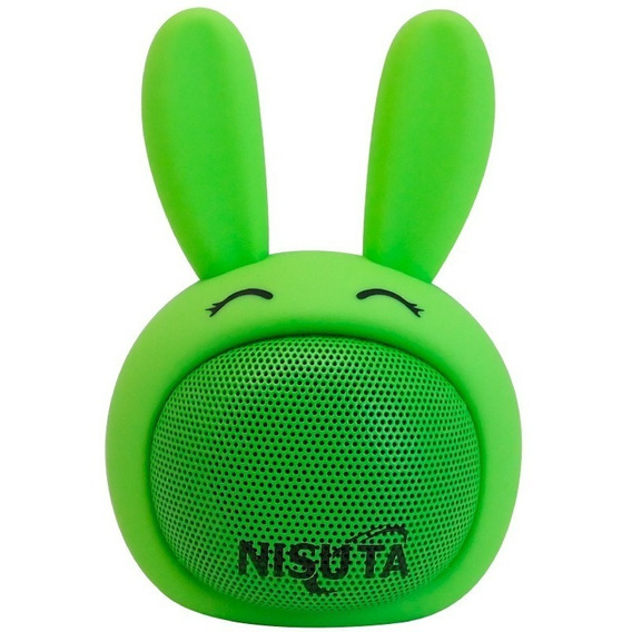 Parlante Portátil Bluetooth Conejo Con Doble Parlante 5 Colores 