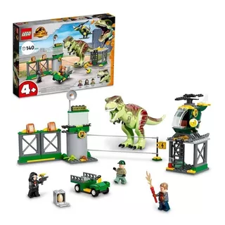 Kit Lego Jurassic World Fuga Del Dinosaurio T. Rex 76944 Cantidad De Piezas 140
