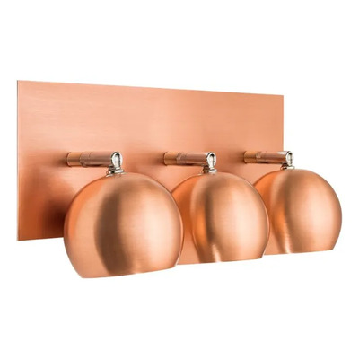 Aplique Alyssa Bocha Ø9cm 3xg9 Cobre 1870/3u Movil Cobre