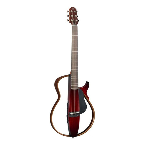 Guitarra acústica Yamaha SLG200S para diestros crimson red burst palo de rosa brillante