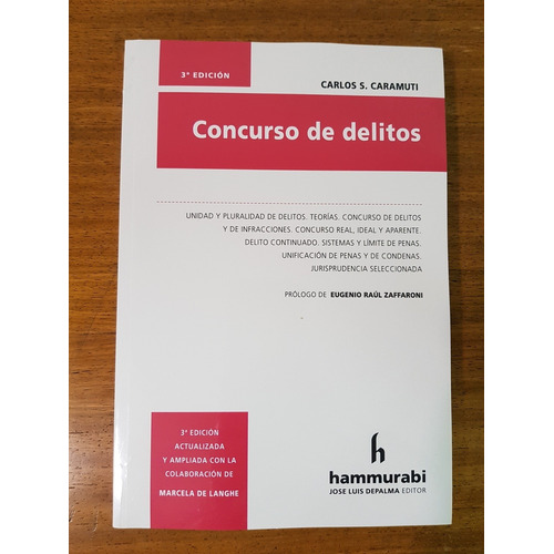 Concurso De Delitos - Caramuti, Carlos S