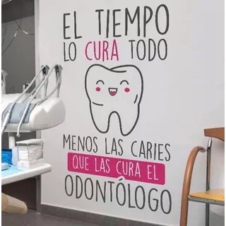 Vinil Decorativo Para Consultorio Dental U Odontología