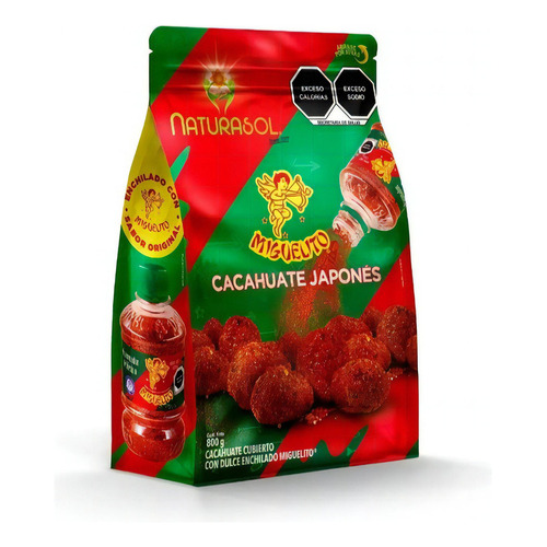 Cacahuate Japonés Enchilado Miguelito Naturasol 800g