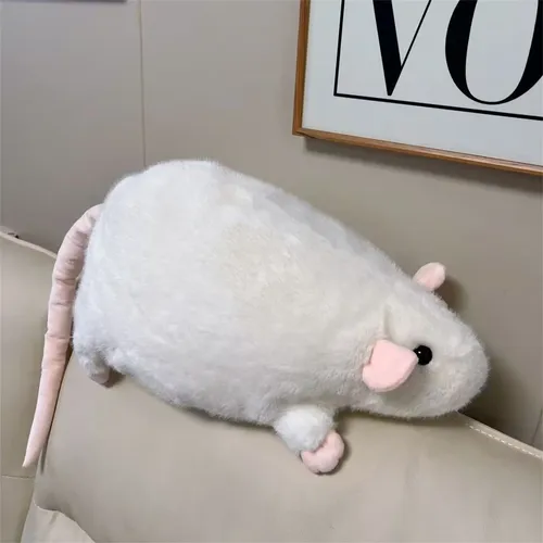 Peluche De Rata Gigante De 90 Cm – Almohada Suave Y Realista, Decoración Original Para Cama, Sofá O Habitación