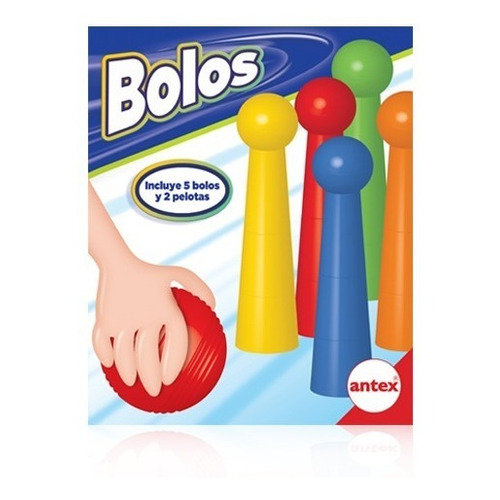 Juego De Bolos Antex Bowling Infantil 5 Bolos 2 Bolas