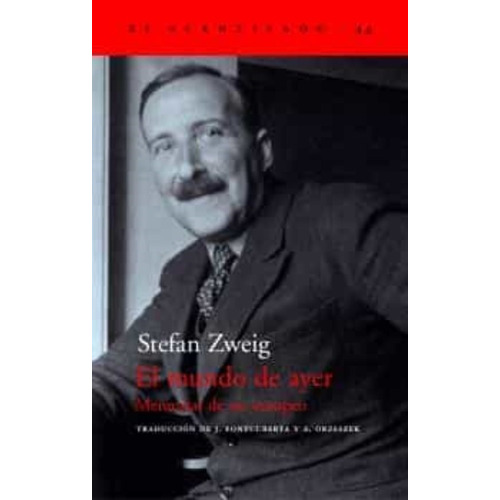 Mundo De Ayer,el - Zweig,stefan