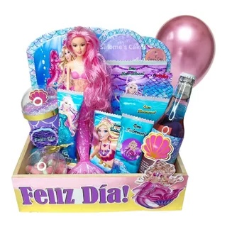 Ancheta Barbie Sirena Niña 