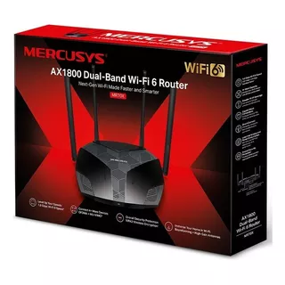 Router Wifi 6 Mr70x Dual Band Ax1800 Gigabit Mercusys Iptv