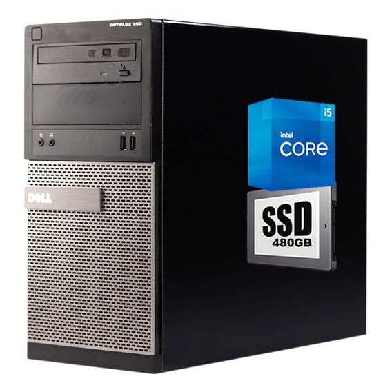 Pc Computadora Core I5 - 16gb Ram - 480gb Ssd Win10 Wifi