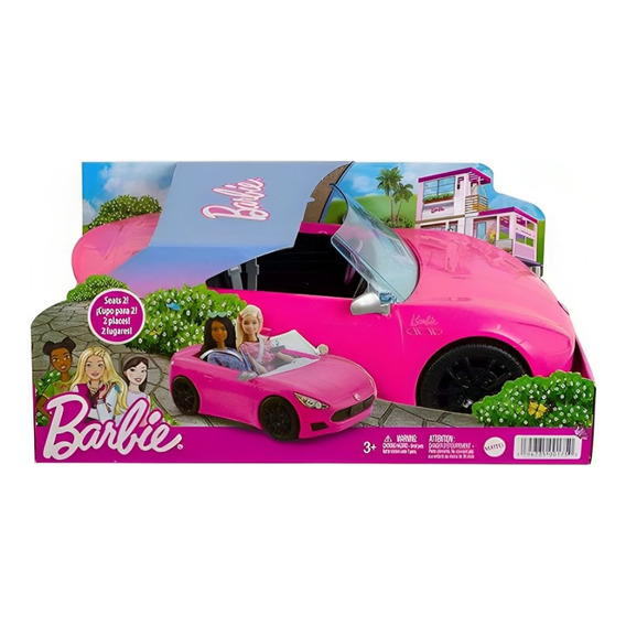 Vehículo Barbie rosa Mattel Hbt92 de 2 plazas