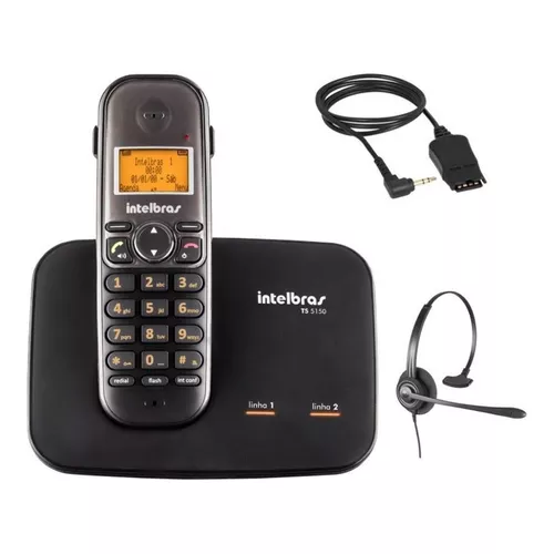 Teléfono inalámbrico DECT 6.0 manos libres TS 5120 Intelbras