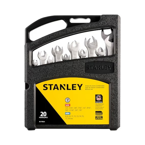 Juego De Llaves Mixta X 20pz Stanley 85-783