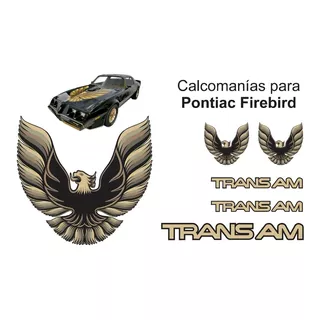 Calcomanias Pontiac Trans Am
