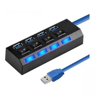 Hub De 4 Puertos Usb 3.0 Para iMac O Cualquier Pc 12cuatas 