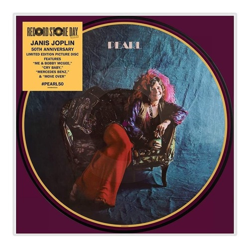 Janis Joplin Pearl Lp Picture Vinyl Rsd 2021