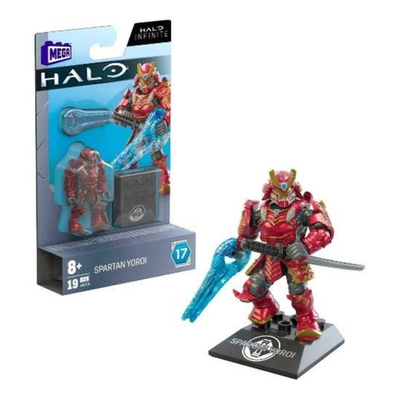 Mega Construx Halo Spartan Yoroi Serie 17 Cantidad De Piezas 19