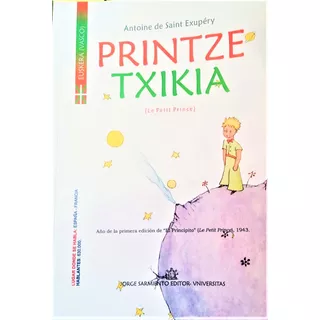 El Principito Euskera Vasco Printze Txikia Saint Exupery C2