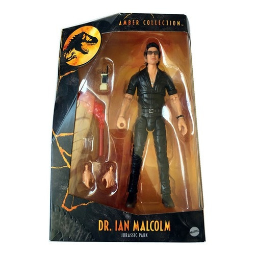 Dr. Ian Malcom Amber Collection Jurassic World Jurassic Park