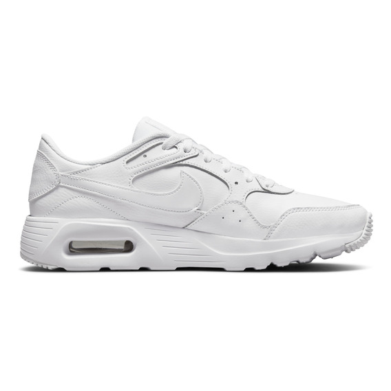 Zapatillas Nike Air Max Sc Leather Est. Vida Hombre Blanco