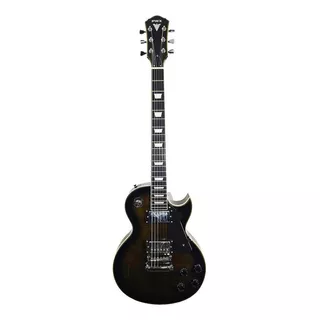 Guitarra Elétrica Phx Eclipse Lp-5 De  Tília Trans Black Brilhante Com Diapasão De Pau-rosa