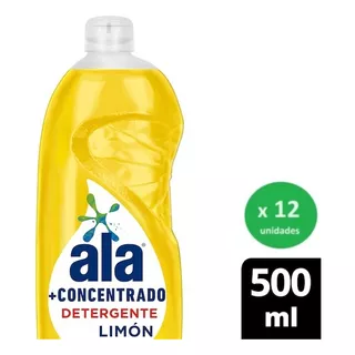 Caja Detergente Lavajillas Ala Ultra 500cc X12 Un- Dh Tienda