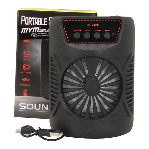 Parlante Hf 326 - Mymobile Color Negro