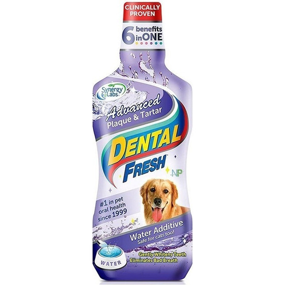 Dental Fresh Control Placasarro Higiene Bucal Perro 237ml Np Sabor Control Plaque & Tartar 237ml Cod: 736990004246