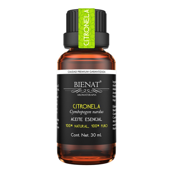 Aceite Esencial De Citronela 30 Ml100% Natural 100% Puro