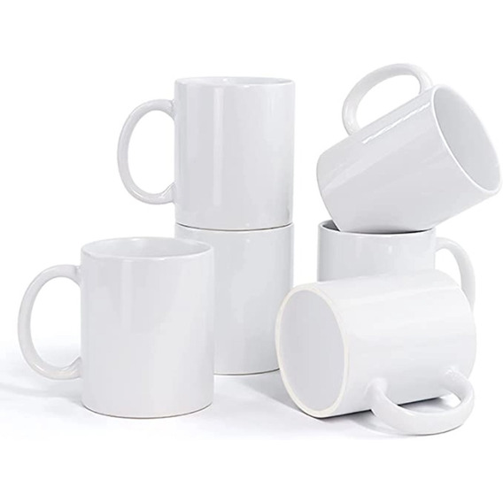 Taza Blanca Para Sublimación Grado Premium Aa 12piezas