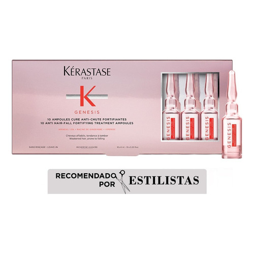 Tratamiento Anti-caída Kérastase Génesis 10 Ampollas - 60ml