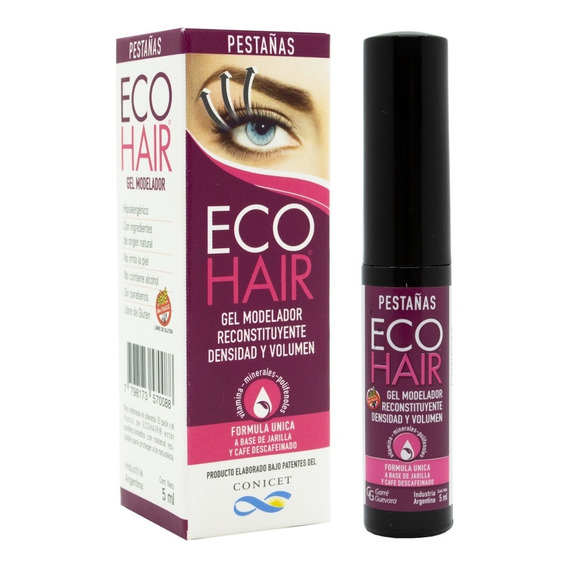 Eco Hair Gel Reconstituyente Fortalecedor De Pestañas X 5ml