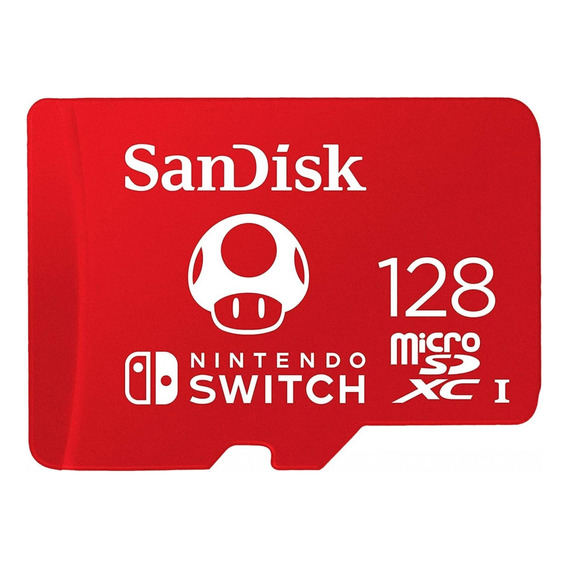 Tarjeta Memoria Micro Sandisk Oficial Nintendo Switch 128gb