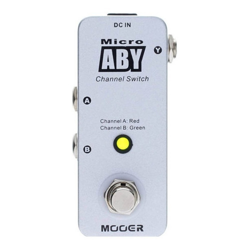 Mooer Micro Aby Caja Ab A O B True Bypass Color Blanco