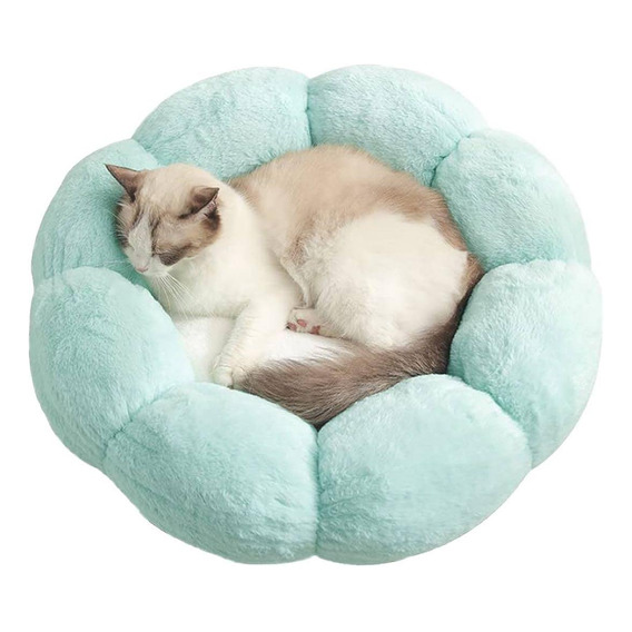 Cama Redonda Flor Para Perro Gato Mascotas 60 Cm Calidad Ax®