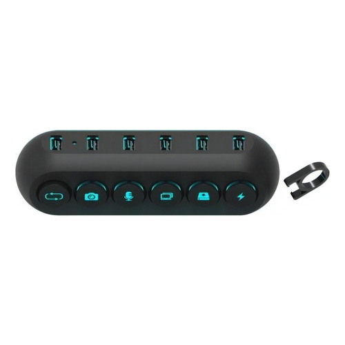 Hub 5 puertos USB 3.0 Deck 5 negro Streamplify