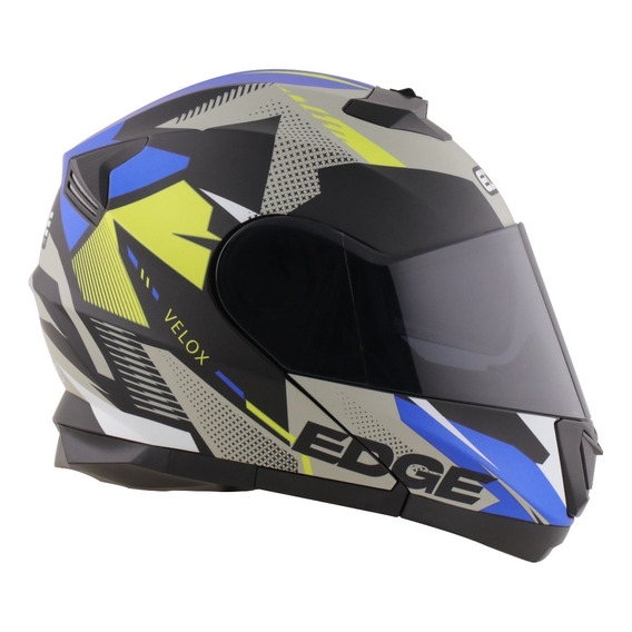 Casco Moto Abatible Edge Jet 2 Velox Certificado Dot