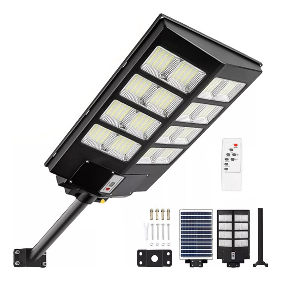 Lámpara Led Solar Exterior 800w Suburbana Alumbrado Público