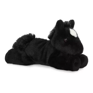 Peluche Aurora Mini Flopsie Caballo Negro Beau Spirit Tierno