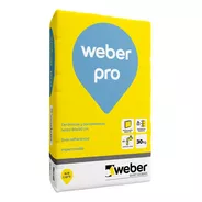 Adhesivo Weber Pro Para Cerámicas Y Porcellanatos X 30kg