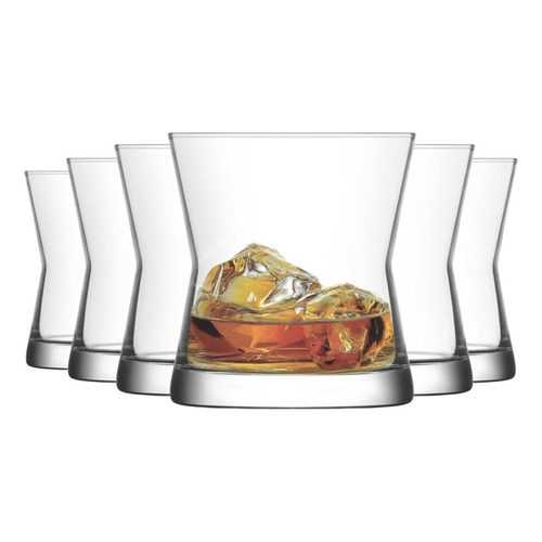 Vasos Bajos Whisky Premium Derin Lav 300ml (set 6) Color Transparente