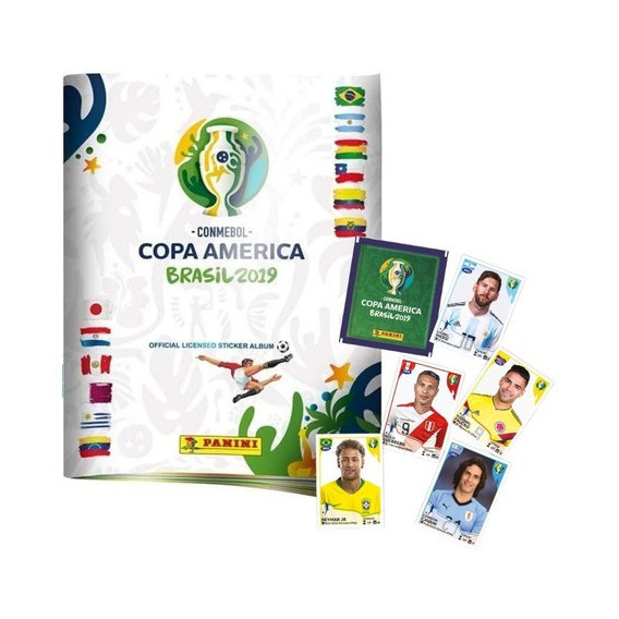 Lbum + 100 Sobres Copa América Brasil 2019