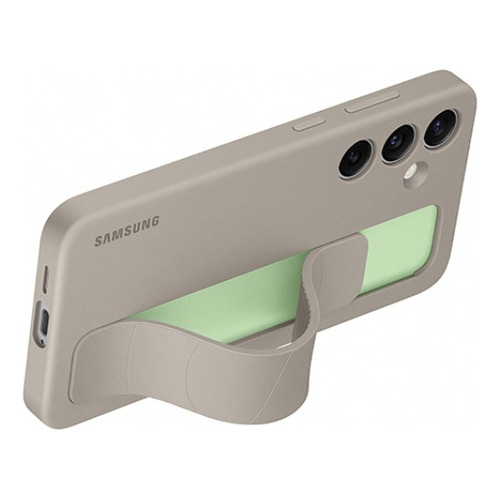 Funda Samsung Galaxy Galaxy S24+ Bumper Plástico gris pardo con diseño liso para Galaxy S24+ Galaxy S24+ Galaxy S24+ por 1 unidad