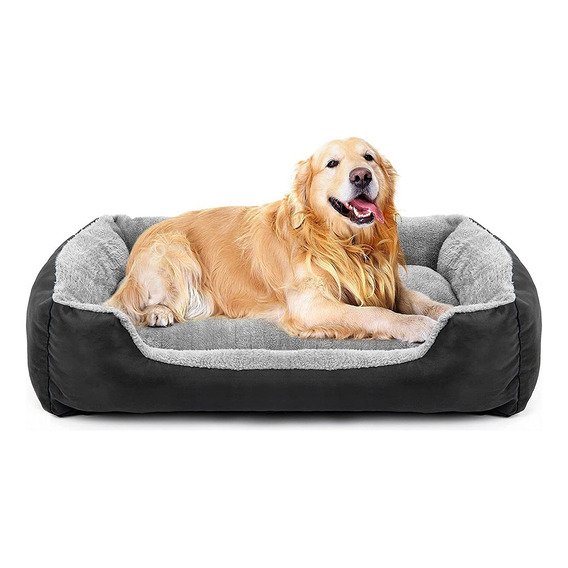 Cama Doble Vista Para Perro Mediano-grande 95x75x18cm