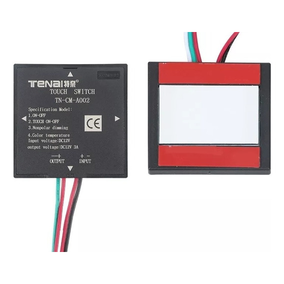Sensor Tactil Para Espejo Luz Led Dimmer 3v 12v Interruptor 