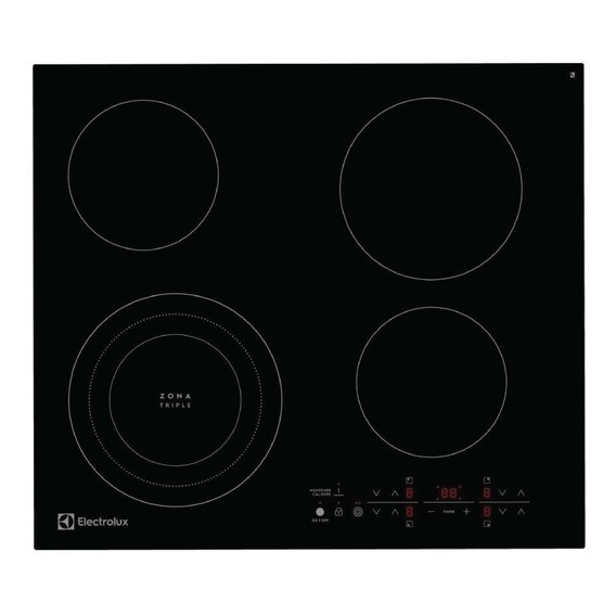 Anafe eléctrico Electrolux ETEF24F7ERB negro 220V