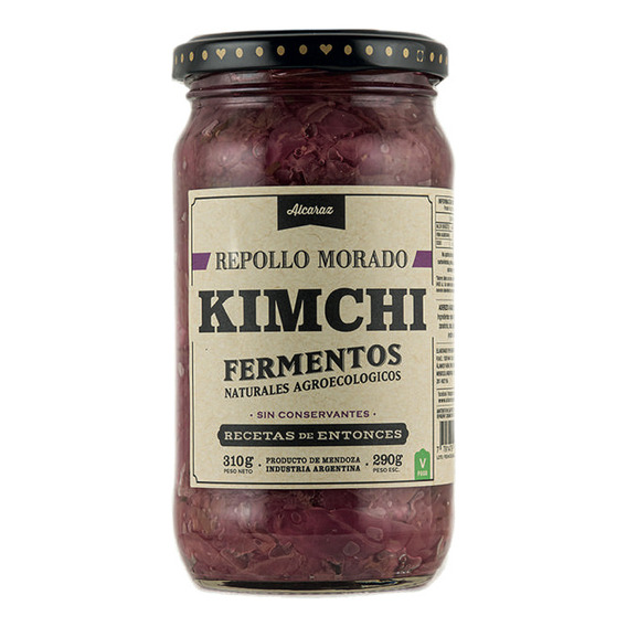 Kimchi Con Repollo Morado Alcaraz 310 Gr