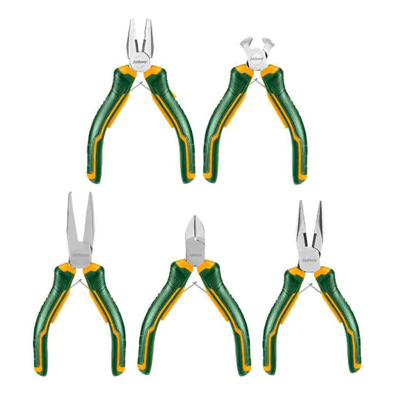 Set Mini Alicates 4,5 Pulgadas 5 Piezas Jadever